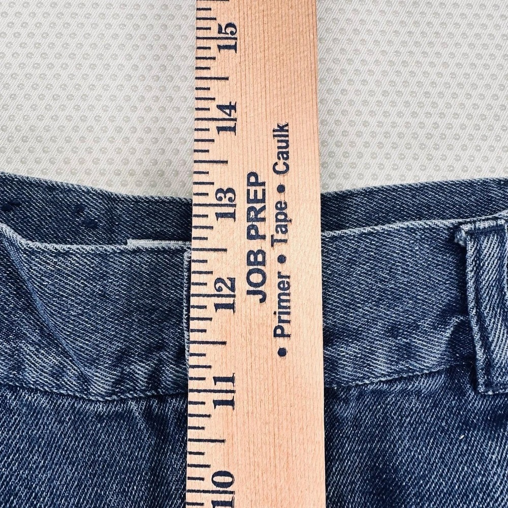Bugle Boy Womens‎ 33x30 Size 14 baggy Relaxed Blue Denim Jeans Vintage High Rise - Picture 8 of 14
